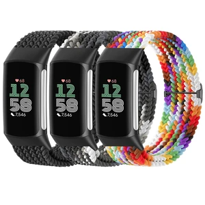 Braided Solo Loop Bands Compatible with Fitbit Charge 6/Charge 5, 3 Pack Adjustable Stretchy Wristbands Soft Woven Nylon Replacement for Fitbit Charge 5/Charge 6 Tracker Smart Watch for Women Men Braided Solo Loop Bands Compatible with Fitbit Charge 6/Charge 5, 3 Pack Adjustable Stretchy Wristbands Soft Woven Nylon Replacement for Fitbit Charge 5/Charge 6 Tracker Smart Watch for Women Men