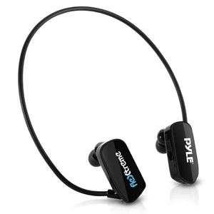 MP3 Player Bluetooth Headphone - Waterproof Swim IPX8 Flexible Wrap-Around Style Headphones Built-in Rechargeable Battery Bluetooth w/ 8GB Flash Memory & Replacement Earbuds - PSWP28BK Black MP3 Player Bluetooth Headphone - Waterproof Swim IPX8 Flexible Wrap-Around Style Headphones Built-in Rechargeable Battery Bluetooth w/ 8GB Flash Memory & Replacement Earbuds - PSWP28BK Black