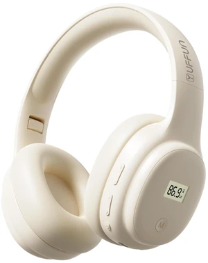 F5 Portable Personal FM Radio Headphones Rechargeable- Beige Over Ear Headphone, Best Reception, Soft Earmuffs, Type-C Fast Charge, Long Playtime for Jogging, Meeting FM Receiver F5 Portable Personal FM Radio Headphones Rechargeable- Beige Over Ear Headphone, Best Reception, Soft Earmuffs, Type-C Fast Charge, Long Playtime for Jogging, Meeting FM Receiver