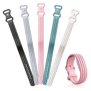 Replacement Active Band Compatible with Fitbit Air 5 Pack, Silicone Soft Breathable Straps for Women Men Replacement Active Band Compatible with Fitbit Air 5 Pack, Silicone Soft Breathable Straps for Women Men
