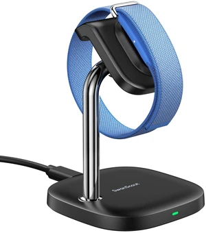 Charger Stand for Google Fitbit Air Fast magnetic charging, Adjustable viewing angle, Antitipping weighted base, Premium alloy Charger pins, 505FA Charger Stand for Google Fitbit Air Fast magnetic charging, Adjustable viewing angle, Antitipping weighted base, Premium alloy Charger pins, 505FA