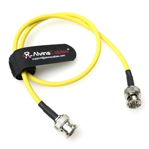 12G SDI Flexible Coaxial Cable BNC Male to Male for RED Komodo Atomos Monitor 75 Ohm Shielded Cable for 4K Video Camera, Yellow 12G SDI Flexible Coaxial Cable BNC Male to Male for RED Komodo Atomos Monitor 75 Ohm Shielded Cable for 4K Video Camera, Yellow