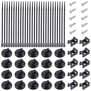 20 PCS Magnetic Zip Tie Mounts Base Neodymium Magnets 60 Pcs Releasable Cable Zip Ties & 20 Pcs Zip Tie Saddle Type Mounts, Magnetic Cable Zip Tie Holders Base for Cable Wire 20 PCS Magnetic Zip Tie Mounts Base Neodymium Magnets 60 Pcs Releasable Cable Zip Ties & 20 Pcs Zip Tie Saddle Type Mounts, Magnetic Cable Zip Tie Holders Base for Cable Wire