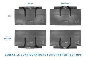 Soundbar TV Mount, Universal Sound Bar Bracket for TVs 32 to 70 Inches, Compatible with Samsung, Sony, Vizio, LG, and More, Fits Above or Below TV, Heavy-Duty Steel, 33 Lbs Capacity, Black Soundbar TV Mount, Universal Sound Bar Bracket for TVs 32 to 70 Inches, Compatible with Samsung, Sony, Vizio, LG, and More, Fits Above or Below TV, Heavy-Duty Steel, 33 Lbs Capacity, Black
