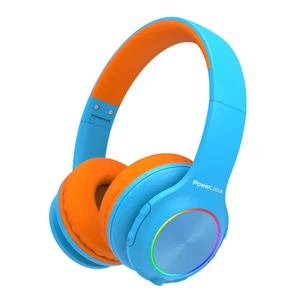 Kids Bluetooth Headphones, LED Lights, with Fabric Carry Case Over Ear Kids Wireless Headphones, 74/85/94dB Safe Volume, Micro SD, Wired Mode, HD Stereo, Built-in Mic for Travel/Tablet/PC Kids Bluetooth Headphones, LED Lights, with Fabric Carry Case Over Ear Kids Wireless Headphones, 74/85/94dB Safe Volume, Micro SD, Wired Mode, HD Stereo, Built-in Mic for Travel/Tablet/PC