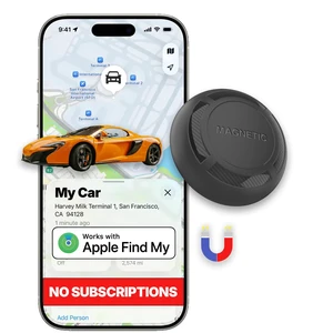 GPS Tracker for Vehicles - Magnetic Mini Car GPS Tracker, No Subscription, Works with Apple Find My, Anti-Theft Real-Time Vehicle Tracker, IP67, 365 Day Battery (iOS Only) GPS Tracker for Vehicles - Magnetic Mini Car GPS Tracker, No Subscription, Works with Apple Find My, Anti-Theft Real-Time Vehicle Tracker, IP67, 365 Day Battery (iOS Only)