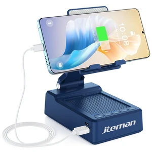 Gifts for Men Women,Cell Phone Stand with Bluetooth Speaker,Cool Tech Gadgets,Unique Birthday Gifts for Men Husband Mom Dad-Blue Gifts for Men Women,Cell Phone Stand with Bluetooth Speaker,Cool Tech Gadgets,Unique Birthday Gifts for Men Husband Mom Dad-Blue