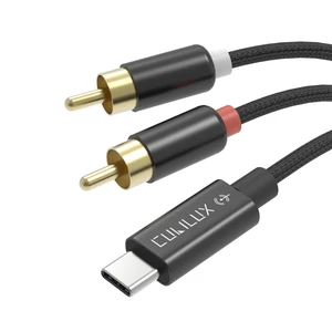 RCA to USB C Audio Capture Cable, RCA Input to Type C Line-in Hi-Res 96KHz/24-bit Analog-to-Digital Recording Cord for Cassettes, Mixers & CD Players, 5FT (Not for Playback) RCA to USB C Audio Capture Cable, RCA Input to Type C Line-in Hi-Res 96KHz/24-bit Analog-to-Digital Recording Cord for Cassettes, Mixers & CD Players, 5FT (Not for Playback)