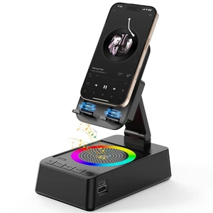 Induction Speaker, Phone Stand with Speaker, Bluetooth Speakers Wired Charging the Cellphone, Foldable and Adjustable Cell Phone Stand, Ambient Light, For Home Office, Gifts for Women Him Induction Speaker, Phone Stand with Speaker, Bluetooth Speakers Wired Charging the Cellphone, Foldable and Adjustable Cell Phone Stand, Ambient Light, For Home Office, Gifts for Women Him