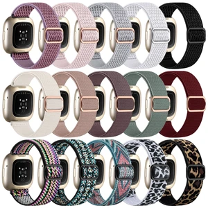 Stretchy Bands Compatible with Fitbit Versa 4/Sense 2/Sense/Versa 3 Water-Resistant Elastic Soft Nylon Sport Strap Compatible with Fitbit Versa 4 Bands Woman/Sense 2 Bands/Sense/Versa 3,15 Pack Stretchy Bands Compatible with Fitbit Versa 4/Sense 2/Sense/Versa 3 Water-Resistant Elastic Soft Nylon Sport Strap Compatible with Fitbit Versa 4 Bands Woman/Sense 2 Bands/Sense/Versa 3,15 Pack