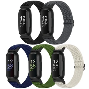 Compatible with Fitbit Inspire 3/Inpsire 2/Inspire/Inpsire HR/Ace 2/Ace 3 Watch Bands, Elastic Adjustable Replacement Wristband Women Men Stretchy Soft Sport Nylon Loop Straps Compatible with Fitbit Inspire 3/Inpsire 2/Inspire/Inpsire HR/Ace 2/Ace 3 Watch Bands, Elastic Adjustable Replacement Wristband Women Men Stretchy Soft Sport Nylon Loop Straps