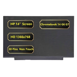 14-Inch HD Non-Touch LCD Screen for HP Chromebook 14 G6 G7 HD 1366x768, Non-Touch, 30-Pin, LCD Display Replacement, P/N L90430-001/N140BGA-EA4 14-Inch HD Non-Touch LCD Screen for HP Chromebook 14 G6 G7 HD 1366x768, Non-Touch, 30-Pin, LCD Display Replacement, P/N L90430-001/N140BGA-EA4