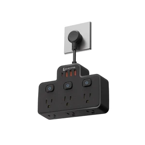 Short Extension Cord,Power Strip 6 Widely Outlets with 4 USB Ports.(Black) Wall Mount Small Power Strip for Travel, Home Office College Dorm Essentials (3 USB A,1 USB C) Short Extension Cord,Power Strip 6 Widely Outlets with 4 USB Ports.(Black) Wall Mount Small Power Strip for Travel, Home Office College Dorm Essentials (3 USB A,1 USB C)