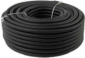 100 FT 1/8 13mm Black Split Loom Conduit Polyethylene Tubing Twice the Density of Our Competitors Guaranteed 100 FT 1/8 13mm Black Split Loom Conduit Polyethylene Tubing Twice the Density of Our Competitors Guaranteed