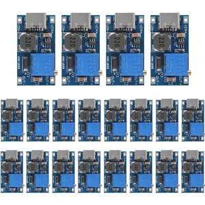 20PCS MT3608 Boost Converter,Type C Step Up Boost Module 2A 2-24V to 5-28V Adjustable for Arduino, DIY Electronics 20PCS MT3608 Boost Converter,Type C Step Up Boost Module 2A 2-24V to 5-28V Adjustable for Arduino, DIY Electronics