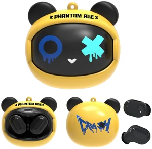 Kids Wireless Earbuds with Rotating Chaging Case Wireless Bluetooth Earbuds for Kids, Kid Ear Buds with Mic, 88dB Safe Volume, Earphones Earpods in-Ear for Android iOS Cell Phone Laptop, Bear Kids Wireless Earbuds with Rotating Chaging Case Wireless Bluetooth Earbuds for Kids, Kid Ear Buds with Mic, 88dB Safe Volume, Earphones Earpods in-Ear for Android iOS Cell Phone Laptop, Bear