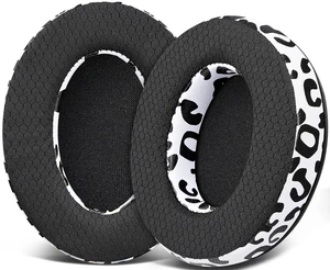 Mesh Earpads for HyperX Cloud (2/3/3S/1/Pro) - Snow Leopard Also for Cloud (Flight/Flight2/Stinger/Stinger2/Stinger 2 Core/Core), CloudX (Stinger/Flight) Headset Mesh Earpads for HyperX Cloud (2/3/3S/1/Pro) - Snow Leopard Also for Cloud (Flight/Flight2/Stinger/Stinger2/Stinger 2 Core/Core), CloudX (Stinger/Flight) Headset
