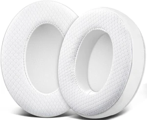 Mesh Earpads for HyperX Cloud (2/3/3S/1/Pro) - White Also for Cloud (Flight/Flight2/Stinger/Stinger2/Stinger 2 Core/Core), CloudX (Stinger/Flight) Headset Mesh Earpads for HyperX Cloud (2/3/3S/1/Pro) - White Also for Cloud (Flight/Flight2/Stinger/Stinger2/Stinger 2 Core/Core), CloudX (Stinger/Flight) Headset