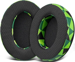 Mesh Earpads for HyperX Cloud (2/3/3S/1/Pro) - Jungle Green Also for Cloud (Flight/Flight2/Stinger/Stinger2/Stinger 2 Core/Core), CloudX (Stinger/Flight) Headset Mesh Earpads for HyperX Cloud (2/3/3S/1/Pro) - Jungle Green Also for Cloud (Flight/Flight2/Stinger/Stinger2/Stinger 2 Core/Core), CloudX (Stinger/Flight) Headset