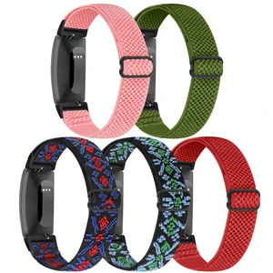 Elastic Watch Band Compatible with Fitbit Inspire /3/2/HR/Ace 2/3, Soft Nylon Sport Wristband Replacement Straps For Women & Men Elastic Watch Band Compatible with Fitbit Inspire /3/2/HR/Ace 2/3, Soft Nylon Sport Wristband Replacement Straps For Women & Men