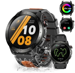 GTX2 Military Smart Watch Built-in GPS AMOLED Compass for Men Fitness Tracker Watch 1.43" AMOLED Screen Altitude Barometer 3ATM Waterproof with Health Monitor for Android iOS Outdoor GTX2 Military Smart Watch Built-in GPS AMOLED Compass for Men Fitness Tracker Watch 1.43" AMOLED Screen Altitude Barometer 3ATM Waterproof with Health Monitor for Android iOS Outdoor