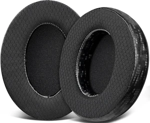 Mesh Earpads for HyperX Cloud (2/3/3S/1/Pro) - Black Square Also for Cloud (Flight/Flight2/Stinger/Stinger2/Stinger 2 Core/Core), CloudX (Stinger/Flight) Headset Mesh Earpads for HyperX Cloud (2/3/3S/1/Pro) - Black Square Also for Cloud (Flight/Flight2/Stinger/Stinger2/Stinger 2 Core/Core), CloudX (Stinger/Flight) Headset
