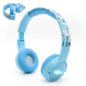 Kids Safe Wireless Light Up Headphones, Foldable Tangle-Free 3.5mm Jack, Volume Limiting 85/94dB, Over-Ear with Microphone for School/Toddlers/Teens/Boys/Girls/Ipad/Tablet/Kindle/Phones/Travel/Plane Kids Safe Wireless Light Up Headphones, Foldable Tangle-Free 3.5mm Jack, Volume Limiting 85/94dB, Over-Ear with Microphone for School/Toddlers/Teens/Boys/Girls/Ipad/Tablet/Kindle/Phones/Travel/Plane