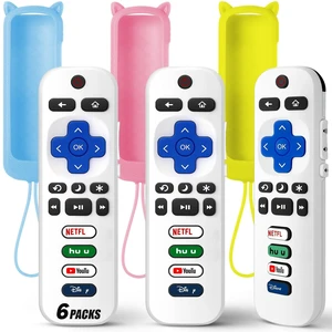 (Pack of 3) Replacement Remote Only for Roku TV with Soft Protective Cover Universal Remote for TCL/Onn/Hisense/Sharp/Element/Philips Roku Smart TV (Elegant White)Not for Roku Stick, Box,Speaker (Pack of 3) Replacement Remote Only for Roku TV with Soft Protective Cover Universal Remote for TCL/Onn/Hisense/Sharp/Element/Philips Roku Smart TV (Elegant White)Not for Roku Stick, Box,Speaker