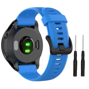 22mm Watch Band for Garmin Forerunner 935/945/955/965/745/Fenix 5/6 Silicone Strap Compatible with Garmin Fenix 5 plus/Fenix 6 Pro/Approach S60 Smartwatch Replacement 22mm Watch Band for Garmin Forerunner 935/945/955/965/745/Fenix 5/6 Silicone Strap Compatible with Garmin Fenix 5 plus/Fenix 6 Pro/Approach S60 Smartwatch Replacement