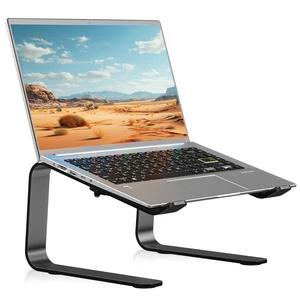 Aluminum Laptop Stand,Ergonomic Detachable Computer Laptop Stand for Desk, Metal Computer Riser, Notebook Riser Heavy Stable PC Holder for 10-16" Laptops Notebook Computer, Black Aluminum Laptop Stand,Ergonomic Detachable Computer Laptop Stand for Desk, Metal Computer Riser, Notebook Riser Heavy Stable PC Holder for 10-16" Laptops Notebook Computer, Black