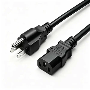 18AWG UL Listed 6ft Pure Copper to IEC C13 3 Prong Grounded AC Power Cord UL Listed 18AWG Pure-Copper NEMA 5-15P to IEC C13 3-Prong Grounded AC Power Cord for PC Monitor Printer Game Console 18AWG UL Listed 6ft Pure Copper to IEC C13 3 Prong Grounded AC Power Cord UL Listed 18AWG Pure-Copper NEMA 5-15P to IEC C13 3-Prong Grounded AC Power Cord for PC Monitor Printer Game Console
