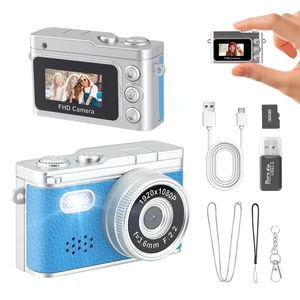 Mini Keychain Camera, Unique Gifts for Teen Boys Girls/Adults/Beginners 1080P Video, 32GB Card, Retro Blue, Back to School Gift, Birthday Gift, Christmas Gift, New Year Gift,Party/Travel/Daily Vlog Mini Keychain Camera, Unique Gifts for Teen Boys Girls/Adults/Beginners 1080P Video, 32GB Card, Retro Blue, Back to School Gift, Birthday Gift, Christmas Gift, New Year Gift,Party/Travel/Daily Vlog