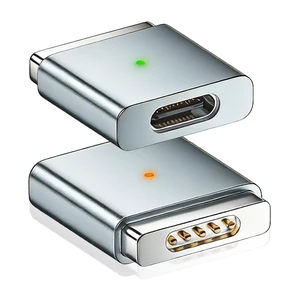 USB-C to Mags 2 Adapter Compatible with Apple MacBook, MagSafe 2 T-Tip Magnetic Charging Converter (Sky Blue, Air/Pro (2013-2015)) USB-C to Mags 2 Adapter Compatible with Apple MacBook, MagSafe 2 T-Tip Magnetic Charging Converter (Sky Blue, Air/Pro (2013-2015))