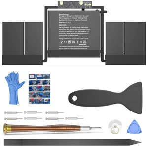 A1706 Battery Replacement, A1819 Battery for MacBook Pro 13 Inch Touch Bar (Late 2016 Mid 2017) EMC 3071 3163 11.41V 49.2Wh (A1706 A1819 Battery & Tool Set) A1706 Battery Replacement, A1819 Battery for MacBook Pro 13 Inch Touch Bar (Late 2016 Mid 2017) EMC 3071 3163 11.41V 49.2Wh (A1706 A1819 Battery & Tool Set)