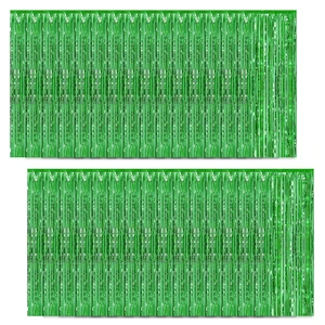 30 Pack Green Foil Fringe Curtain Backdrop, 3.3x8.2 Feet Metallic Tinsel Streamer Curtains Photo Booth Props for Birthday/Wedding/Bachelorette/Baby Shower/Christmas/New Year/Disco Party Decorations 30 Pack Green Foil Fringe Curtain Backdrop, 3.3x8.2 Feet Metallic Tinsel Streamer Curtains Photo Booth Props for Birthday/Wedding/Bachelorette/Baby Shower/Christmas/New Year/Disco Party Decorations