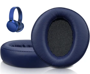 Professional Earpads Cushions Replacement for Sony MDR-XB950 XB950BT XB950B1 XB950N1 XB950AP Over-Ear Headphones, Ear Pads with Softer Protein Leather, Noise Isolation Memory Foam - Blue Professional Earpads Cushions Replacement for Sony MDR-XB950 XB950BT XB950B1 XB950N1 XB950AP Over-Ear Headphones, Ear Pads with Softer Protein Leather, Noise Isolation Memory Foam - Blue