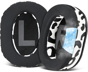 Cooling Gel Earpads Cushions Replacement for Logitech G Pro, G Pro X, G Prox 2, G Pro X SE Headphones, Ear Pads with Noise Isolation Foam, Added Thickness - Snow Leopard Cooling Gel Earpads Cushions Replacement for Logitech G Pro, G Pro X, G Prox 2, G Pro X SE Headphones, Ear Pads with Noise Isolation Foam, Added Thickness - Snow Leopard