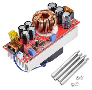 1800W Boost Converter, 40A DC-DC Boost Car Step-up Power Supply Module Adjustable Voltage Converter 10-60V to 12-90V 1800W Boost Converter, 40A DC-DC Boost Car Step-up Power Supply Module Adjustable Voltage Converter 10-60V to 12-90V