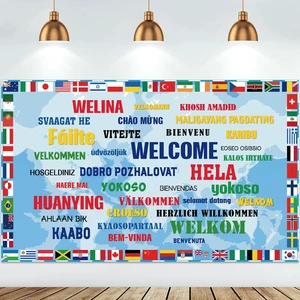 International Flag Backdrop International Welcome Banner 71 X 43 Inch, World Flags Background, Around the World Banner, Country Sports Events Photo Booth, Cultural Events Classroom International Flag Backdrop International Welcome Banner 71 X 43 Inch, World Flags Background, Around the World Banner, Country Sports Events Photo Booth, Cultural Events Classroom