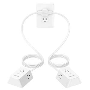 12FT Split Extension Cord, 6 Outlets, Extension Cord Flat wall Plug Twin Extension Cord Splitter for Behind Bed Sofa Dorm,Indoor 6ft Each Side Flat Cord with Multiple Outlets,Circuit Breaker 12FT Split Extension Cord, 6 Outlets, Extension Cord Flat wall Plug Twin Extension Cord Splitter for Behind Bed Sofa Dorm,Indoor 6ft Each Side Flat Cord with Multiple Outlets,Circuit Breaker