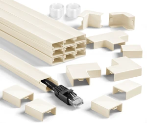 157in Cord Hider Wall Kit, Cable Hider for 1 Thick Cord, Beige Wire Covers for Cords - TV Cord Cover Wall Kit, Cable Cover Cable Raceway, Wall Cable Concealer 10 x L15.7, W0.78 H0.4 157in Cord Hider Wall Kit, Cable Hider for 1 Thick Cord, Beige Wire Covers for Cords - TV Cord Cover Wall Kit, Cable Cover Cable Raceway, Wall Cable Concealer 10 x L15.7, W0.78 H0.4