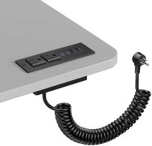 Recessed Power Strip USB C 65W Fast Charging Station,in Drawer Outlet,Furniture Flush Mount for Desktop,Workspace Essential Desk Outlet (Black, 6FT) Recessed Power Strip USB C 65W Fast Charging Station,in Drawer Outlet,Furniture Flush Mount for Desktop,Workspace Essential Desk Outlet (Black, 6FT)
