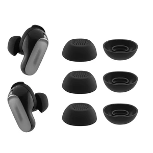 Replacement Ear Tips for Bose QuietComfort Ultra Earbuds 2nd Gen 3 Pairs (Black, Small), Silicone Ear Tips Replacement Ear Tips for Bose QuietComfort Ultra Earbuds 2nd Gen 3 Pairs (Black, Small), Silicone Ear Tips
