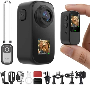 Mini Body Camera 1080P,Thumb Size Magnetic Wearable Body Cam,32GB Card,Vlog Body Cameras with Audio and Video Recording, Dual Screens,30M Waterproof Case,Pov Camera for Traveling/Cycling/Pet Recording Mini Body Camera 1080P,Thumb Size Magnetic Wearable Body Cam,32GB Card,Vlog Body Cameras with Audio and Video Recording, Dual Screens,30M Waterproof Case,Pov Camera for Traveling/Cycling/Pet Recording