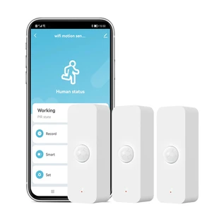 3-Pack Smart PIR Motion Sensor: WiFi Motion Detector with App Notification Alerts, Wireless Contact Sensor for Home Security and Smart Home Automation, No Hub Required, Compatible with Alexa 3-Pack Smart PIR Motion Sensor: WiFi Motion Detector with App Notification Alerts, Wireless Contact Sensor for Home Security and Smart Home Automation, No Hub Required, Compatible with Alexa