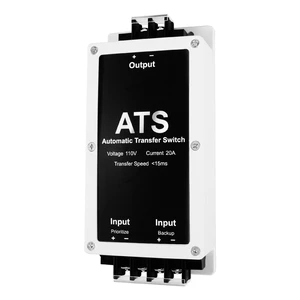 Dual Power Automatic Transfer Switch, AC 110V 20A, 0.015S High Speed no restart required, Seamless switching between main and backup power supplies, Auto Transfer Switch Dual Power Automatic Transfer Switch, AC 110V 20A, 0.015S High Speed no restart required, Seamless switching between main and backup power supplies, Auto Transfer Switch