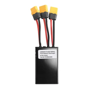Double Battery Discharge Converter for E-Bike,DC 20V-72V DC Dual Battery Pack Switch Balancer XT60 Plug for Increase The Capacity by Connecting Two Batteries in Parallel Equalization Module (40A) Double Battery Discharge Converter for E-Bike,DC 20V-72V DC Dual Battery Pack Switch Balancer XT60 Plug for Increase The Capacity by Connecting Two Batteries in Parallel Equalization Module (40A)