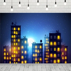 Starry Sky Super Hero City Skyline Backdrop 8x6FT City Night Building Skyline Decor, Halloween/Urban Themed/Birthday Photo Backdrop, Lightweight Vinyl, Easy Hang & Wipe Clean Starry Sky Super Hero City Skyline Backdrop 8x6FT City Night Building Skyline Decor, Halloween/Urban Themed/Birthday Photo Backdrop, Lightweight Vinyl, Easy Hang & Wipe Clean