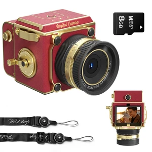 2.7K Vintage Digital Camera, 56MP Retro Point and Shoot Camera Vintage Camera for Beginners, 2" IPS HD Waist-Level Screen, Autofocus Retro Cameras, 16X Zoom Compact Camara for Teens 2.7K Vintage Digital Camera, 56MP Retro Point and Shoot Camera Vintage Camera for Beginners, 2" IPS HD Waist-Level Screen, Autofocus Retro Cameras, 16X Zoom Compact Camara for Teens
