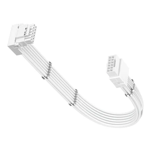 PCIE 5.0/5.1 16pin GPU Extension Cable, Type A, White 12V-2x6/12VHPWR Adapter, 600W, 90 Degree, 16(12+4)pin Male to Female, For RTX 5070 Ti 5090 5080 4090 4070Ti 4080 3090Ti PCIE 5.0/5.1 16pin GPU Extension Cable, Type A, White 12V-2x6/12VHPWR Adapter, 600W, 90 Degree, 16(12+4)pin Male to Female, For RTX 5070 Ti 5090 5080 4090 4070Ti 4080 3090Ti